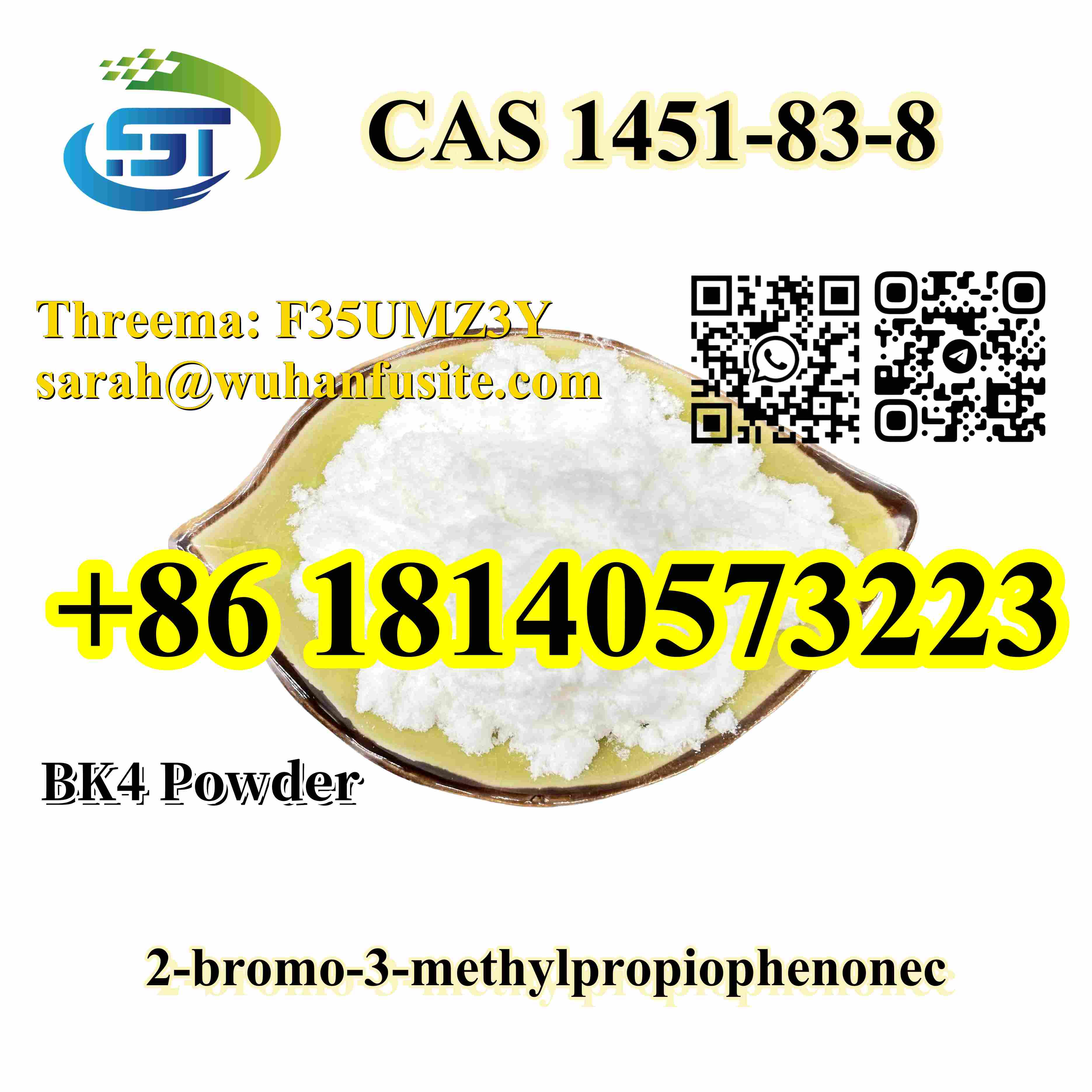 High Purity BK4 powder 2-Bromo-1-Phenyl-1-Butanone CAS 1451-83-8 With 100% Customs Pass